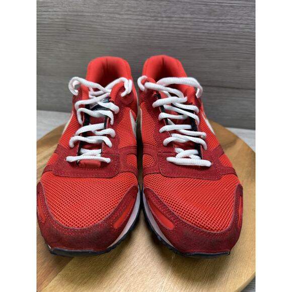 Nike Air Waffle Trainer Red Suede Leather Casual Sneaker Men’s Size 9 - Picture 3 of 11